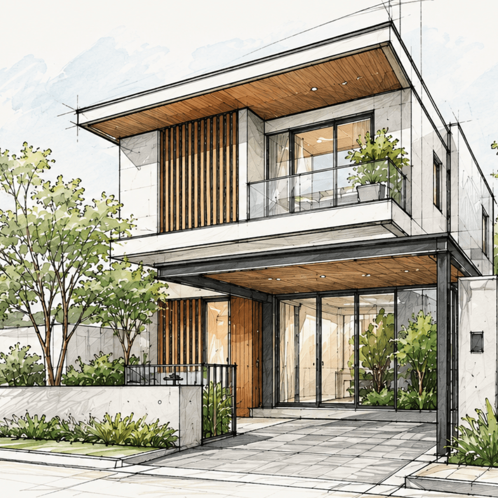 Konsep rumah dari Dzaroza Property